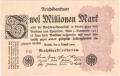 Germany 1 2 Million Mark,  9. 8.1923